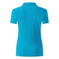UNA, women's polo shirt, 180 g/m2, turquoise