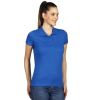 UNA, women's polo shirt, 180 g/m2, royal blue