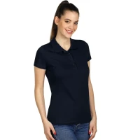UNA, Damen-Poloshirt, 180 g/m2, Blau