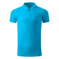 AZZURRO II, Poloshirt, 180 g/m2, Türkisblau