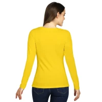 MISS, women’s long sleeve shirt, 160 g/m2, yellow