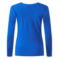 MISS, Damen-Langarmshirt aus Baumwolle, 160 g/m2, Königsblau