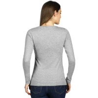 MISS, women’s long sleeve shirt, 160 g/m2, ash