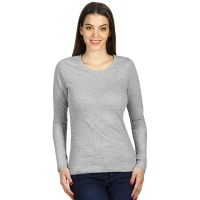 MISS, women’s long sleeve shirt, 160 g/m2, ash