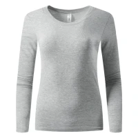 MISS, women’s long sleeve shirt, 160 g/m2, ash