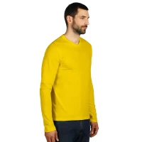 MAJOR, Langarmshirt aus Baumwolle, 160 g/m2, Gelb