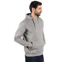 CHAMP, unisex hooded sweatshirt, 280 g/m2, gray