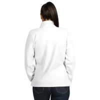 POLARIS LADY, women's polar fleece jacket/sweatshirt, 280 g/m2, white