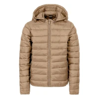 LIBERTY JACKET WOMEN, Damenjacke mit Kapuze, Hellbraun Braun