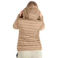 LIBERTY JACKET WOMEN, Damenjacke mit Kapuze, Hellbraun Braun