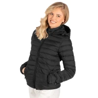 LIBERTY JACKET WOMEN, Damenjacke mit Kapuze, Schwarz