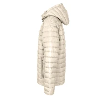 LIBERTY JACKET MEN, Gesteppte Jacke mit Kapuze, Weiss gebrochen