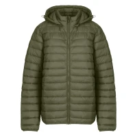 LIBERTY JACKET MEN, Gesteppte Jacke mit Kapuze, Olive