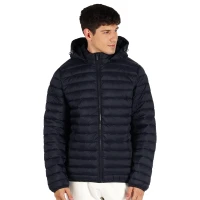 LIBERTY JACKET MEN, Gesteppte Jacke mit Kapuze, Blau