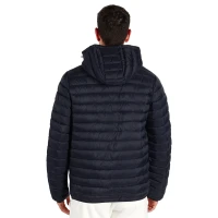 LIBERTY JACKET MEN, Gesteppte Jacke mit Kapuze, Blau