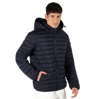 LIBERTY JACKET MEN, Gesteppte Jacke mit Kapuze, Blau