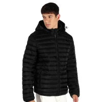 LIBERTY JACKET MEN, Gesteppte Jacke mit Kapuze, Schwarz