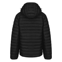 LIBERTY JACKET MEN, Gesteppte Jacke mit Kapuze, Schwarz