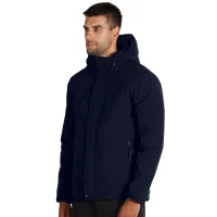 TROOPER, softshell jacket with detachable hood, blue