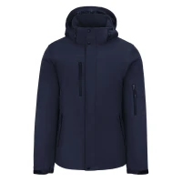 TROOPER, softshell jacket with detachable hood, blue