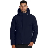 TROOPER, softshell jacket with detachable hood, blue