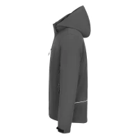 TROOPER, softshell jakna sa skidajućom kapuljačom, tamno siva