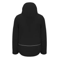 TROOPER, softshell jacket with detachable hood, black