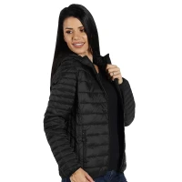 RINO HOODY WOMEN, Damen Winterjacke, Schwarz