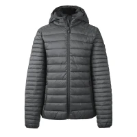 RINO HOODY, hooded jacket, dark gray