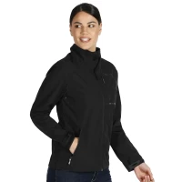 RALLY WOMEN, Damen Softshell-Jacke, Schwarz