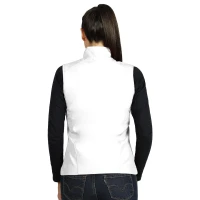 SKIPPER VEST WOMEN, women's softshell bodywarmer, white