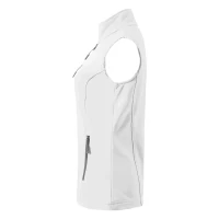 SKIPPER VEST WOMEN, women's softshell bodywarmer, white