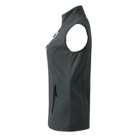 SKIPPER VEST WOMEN, women's softshell bodywarmer, dark gray