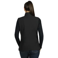SKIPPER VEST WOMEN, Damen SoftshellWeste, Schwarz
