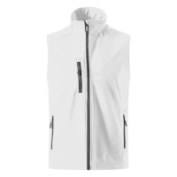 SKIPPER VEST, SoftshellWeste, Weiss