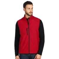 SKIPPER VEST, SoftshellWeste, Rot