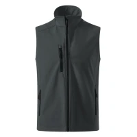 SKIPPER VEST, SoftshellWeste, Dunkelgrau