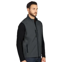 SKIPPER VEST, SoftshellWeste, Dunkelgrau