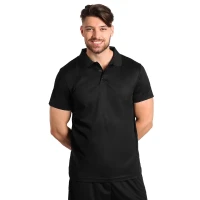 LACROSS, sportska polo majica, 130 g/m2, crna