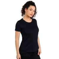 TARGET LADY, Damen-Baumwoll-T-Shirt, 160 g/m2, Blau
