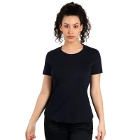 TARGET LADY, Damen-Baumwoll-T-Shirt, 160 g/m2, Blau