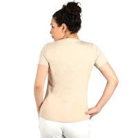 TERRA LADY, majica od organskog češljanog pamuka, 150g/m2, bež