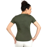TERRA LADY, majica od organskog češljanog pamuka, 150g/m2, maslinasta
