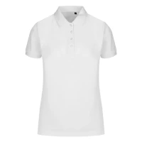 GO GREEN LADY, women's polo shirt, 180 g/m2, white