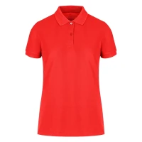 GO GREEN LADY, women's polo shirt, 180 g/m2, red