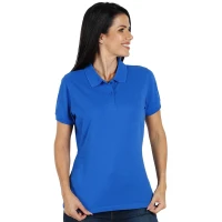 GO GREEN LADY, Damen-Poloshirt, 180 g/m2, Königsblau