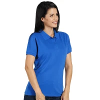 GO GREEN LADY, Damen-Poloshirt, 180 g/m2, Königsblau
