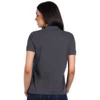 GO GREEN LADY, Damen-Poloshirt, 180 g/m2, Dunkelgrau