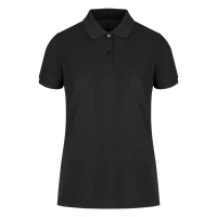 GO GREEN LADY, ženska polo majica, 180 g/m2, crna