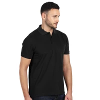 GO GREEN, Poloshirt, 180 g/m2, Schwarz